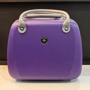 Purple Hard Shell Handbag